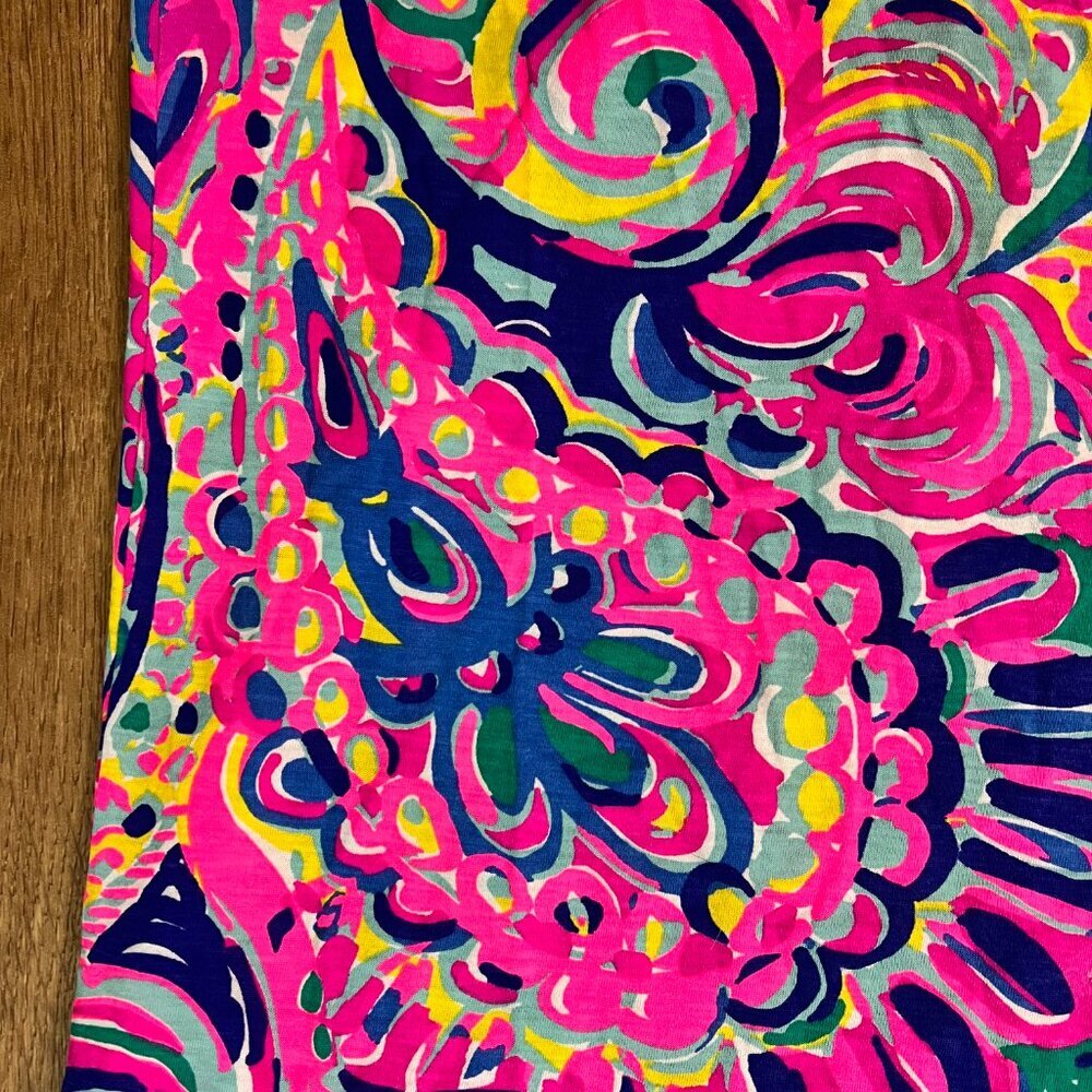 Lilly Pulitzer Kinsey Tank Top In Multi Psychedelic Sunshine Sz XXS - Picture 3 of 11